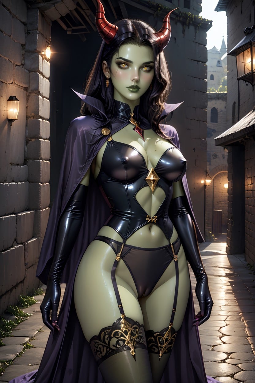 Alexander Art, Maleficient Costumes, Medium Round Ass AI Porn