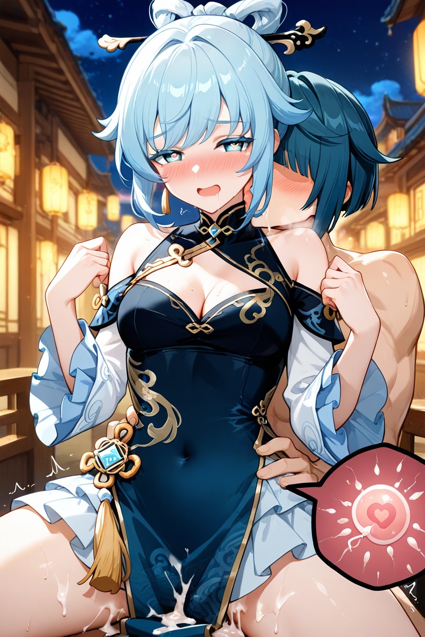 Heart Eyes, Liyue Noble Skirt, Liyue AI Porn