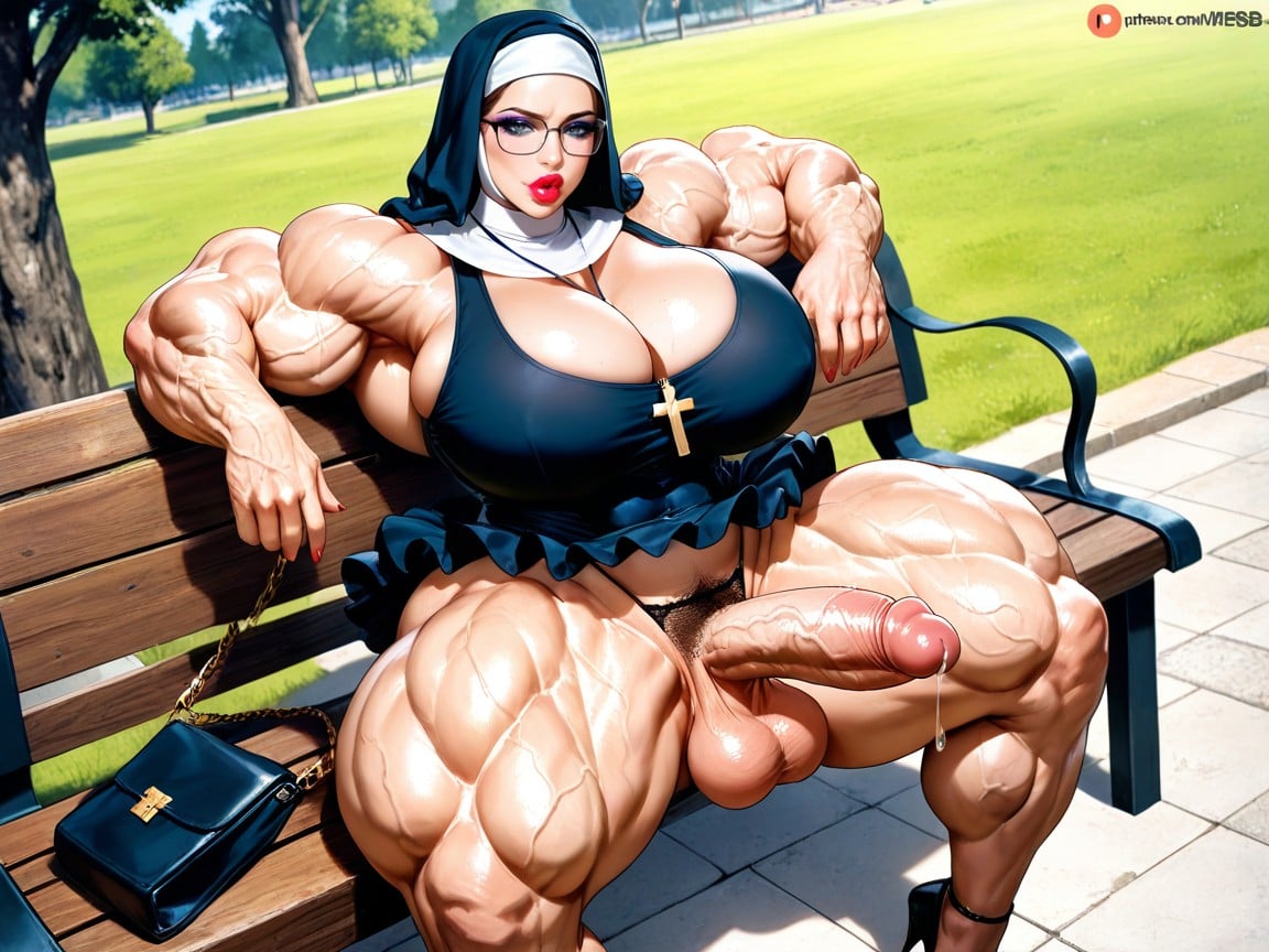 Big Hips, Medium, Ultra Muscular Hentai AI Porn