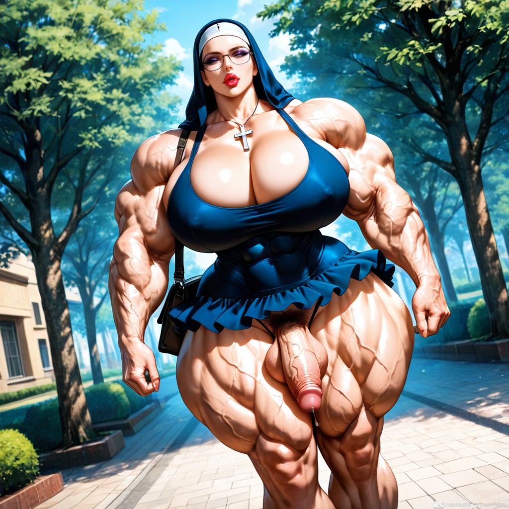 Filled Lips, Wide Hips, Thick Thighs Hentai AI Porn
