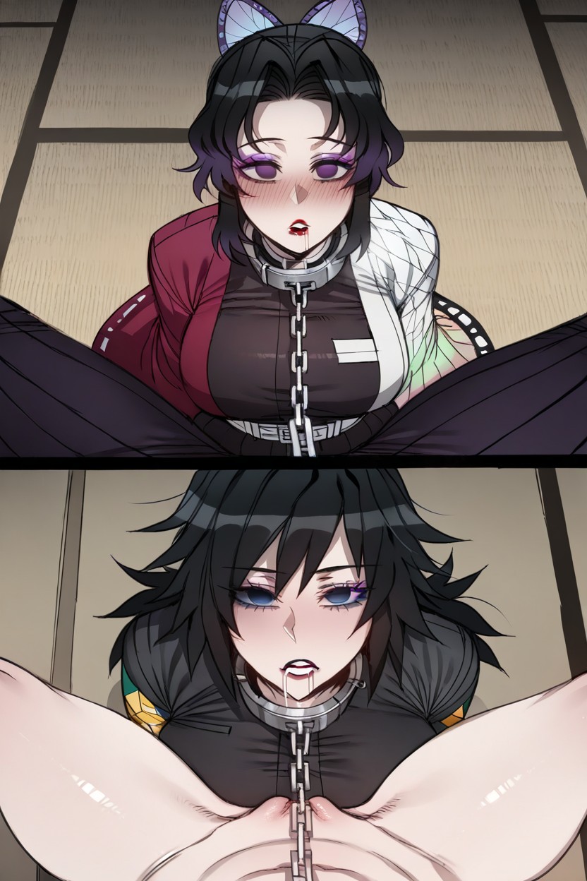 Accurate Character Designs, Multiple People, Lipstick Hentai AI Porn