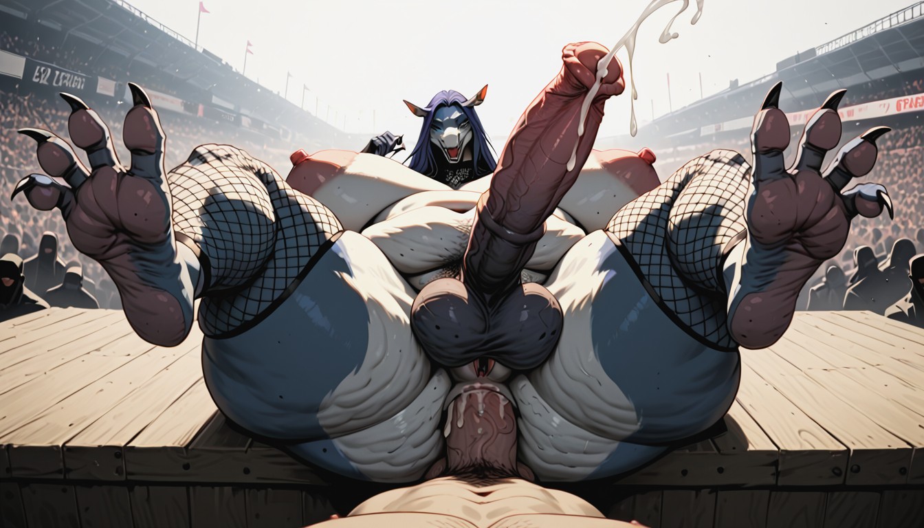 Cellulite, Thick Hips And Arms, Horsepenis Furry AI Porn