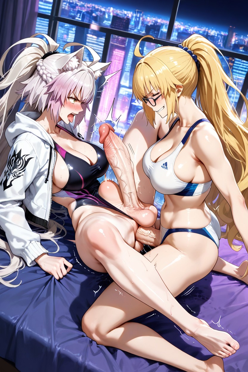 Huge Penis, Orgasm, Annoyed Hentai AI Porn
