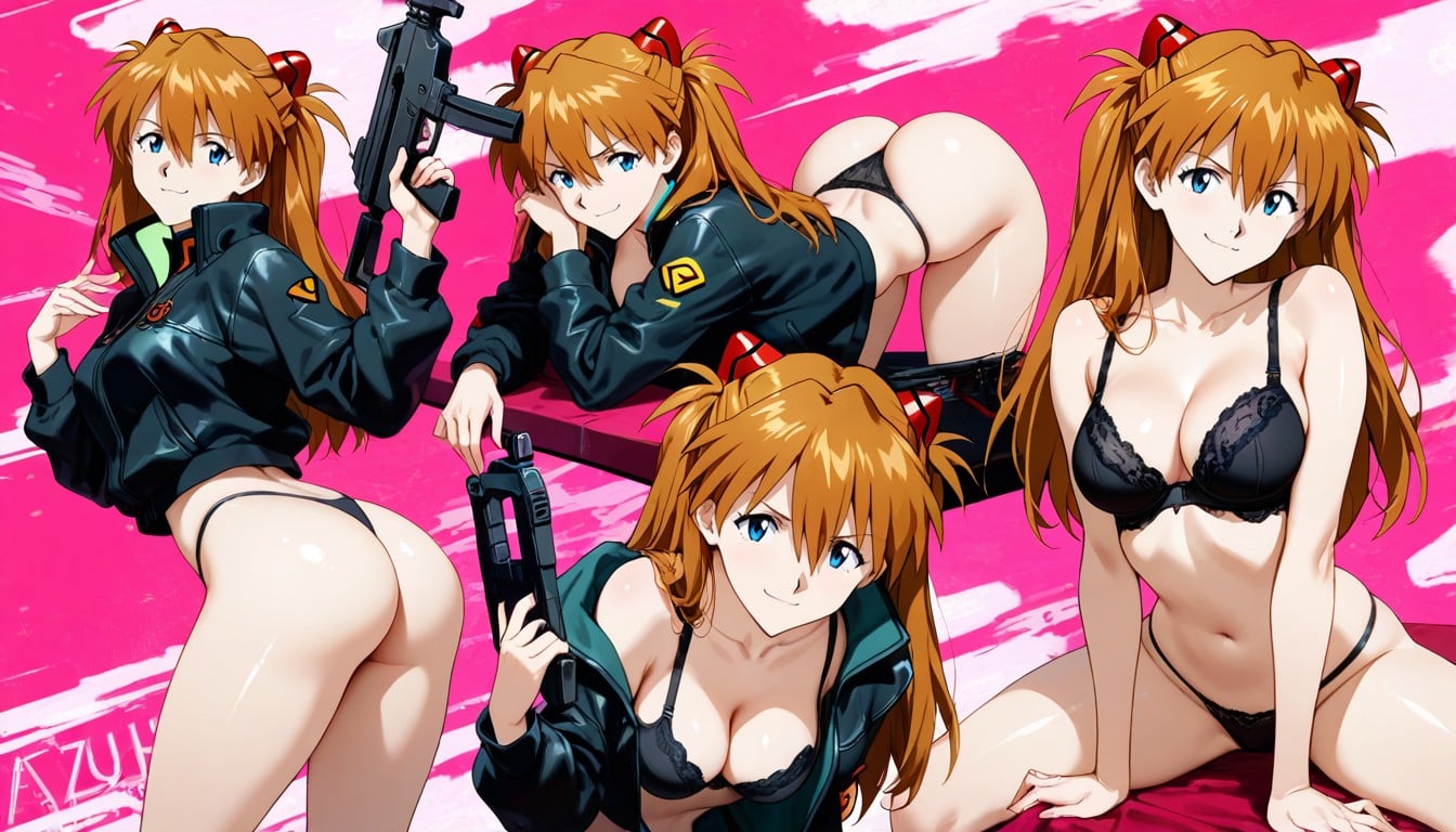 Black Bra, Bending Over, Black Thong Hentai AI Porn
