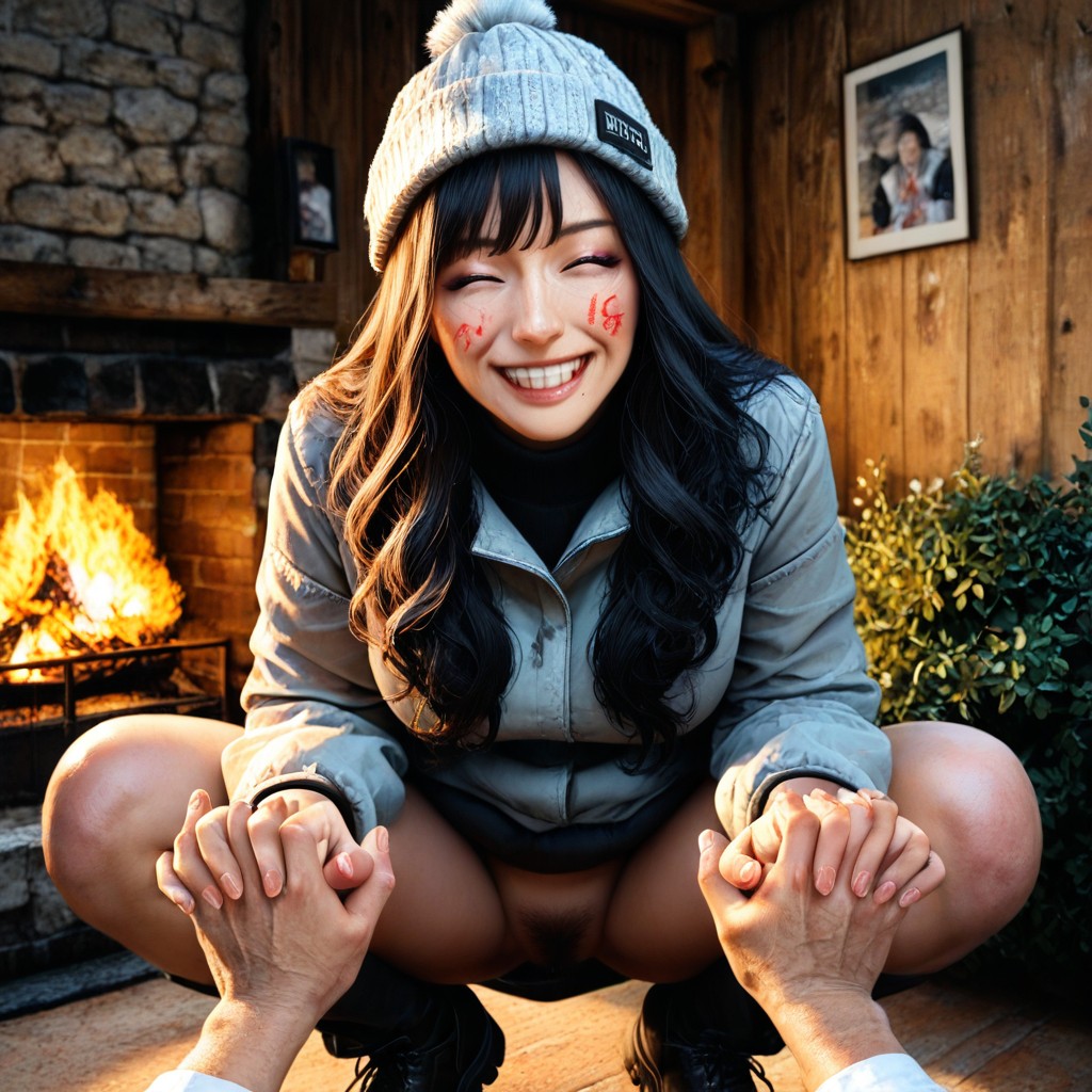 Smiling Mouth Open, Cute, Photorealistic Japanese Woman Hentai AI Porn
