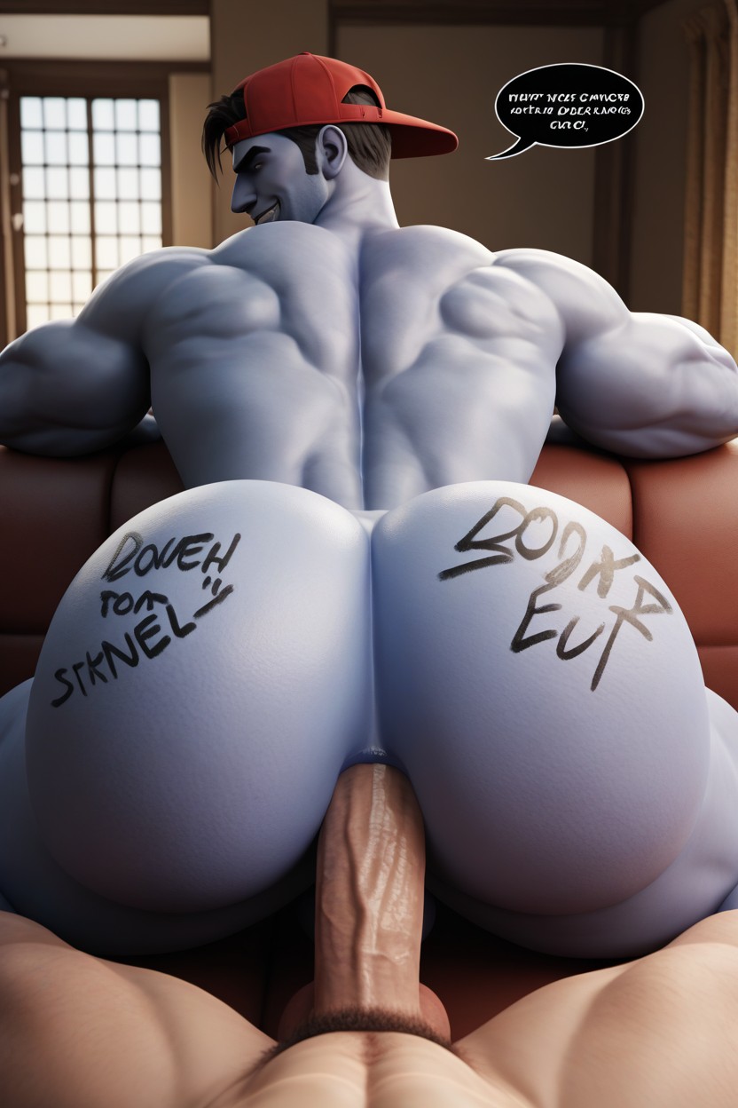 18+, Muscular, Anus Is Powerful Porno IA Gay