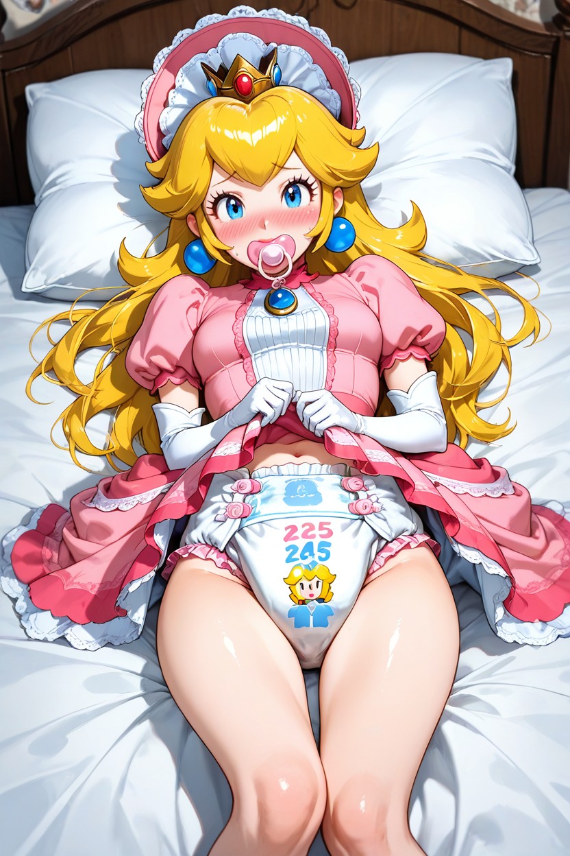 Pechos Pequeños, 25+, Poofy Adultdiaper Porno IA