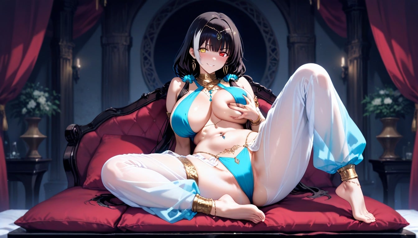 Fit Body, Perfect Fingers, Adorned With Jewelry Hentai AI Porn