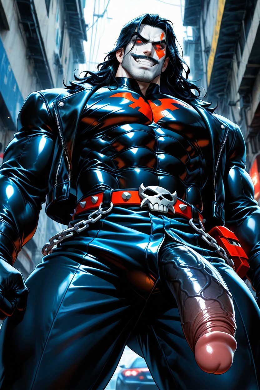 A Mustache, Lobo Costume, 25+ AI同性戀黃片