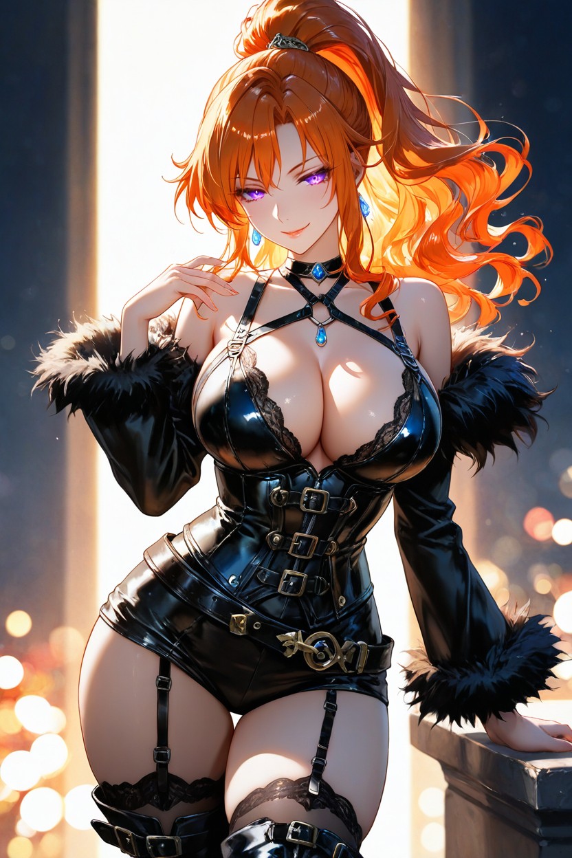 Bare Neck, Glossy Texture, Ultra-detailed Hentai AI Porn
