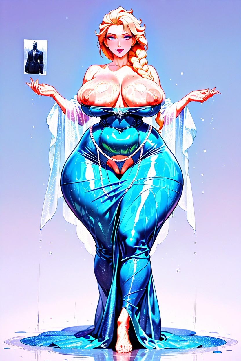 Hyper Wide Hips, Curvy, Looking At Viewer Porno IA