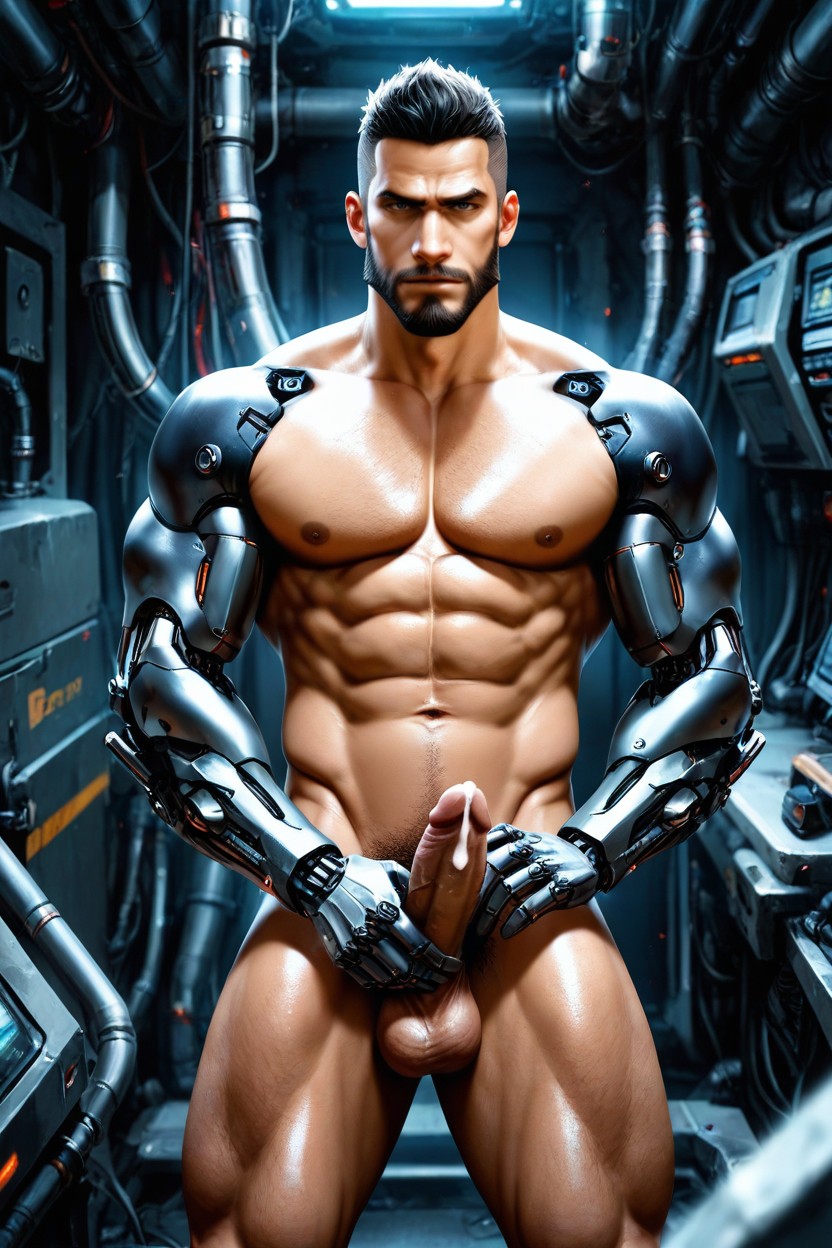 Adam Jensen, Masturbation, Prosthesis ゲイAIポルノ
