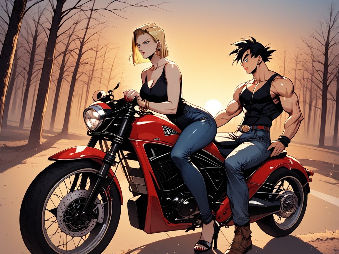 High Resolution, Red Painted Nails, Extremely Beautiful Woman Hentai AI Porn