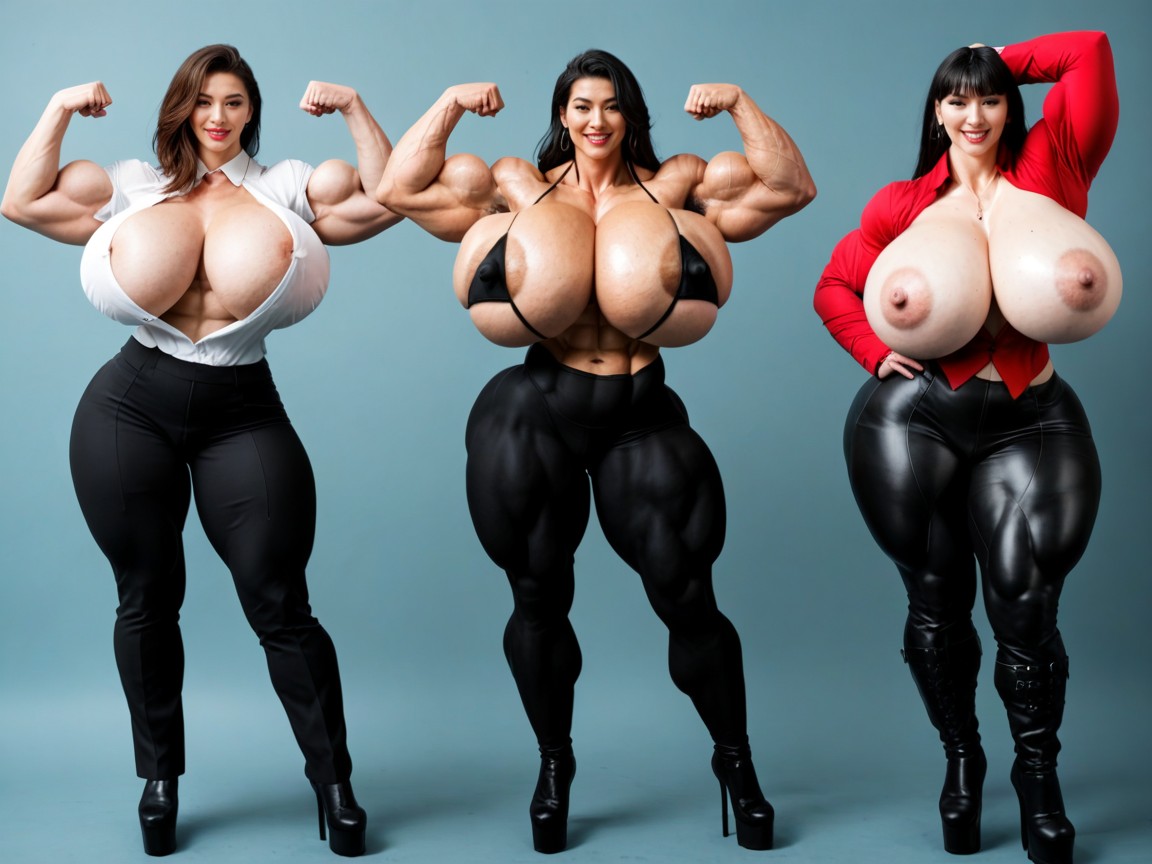 Thick Thighs, Massive Muscles, Hyper Massive Muscles AI Porn