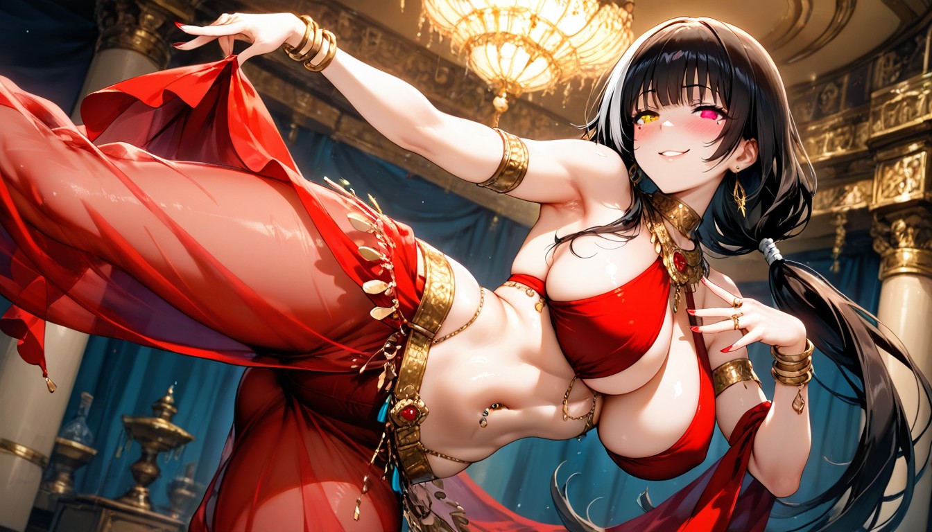Vista Lateral, Self Offering Slut, Modelando Hentai IA