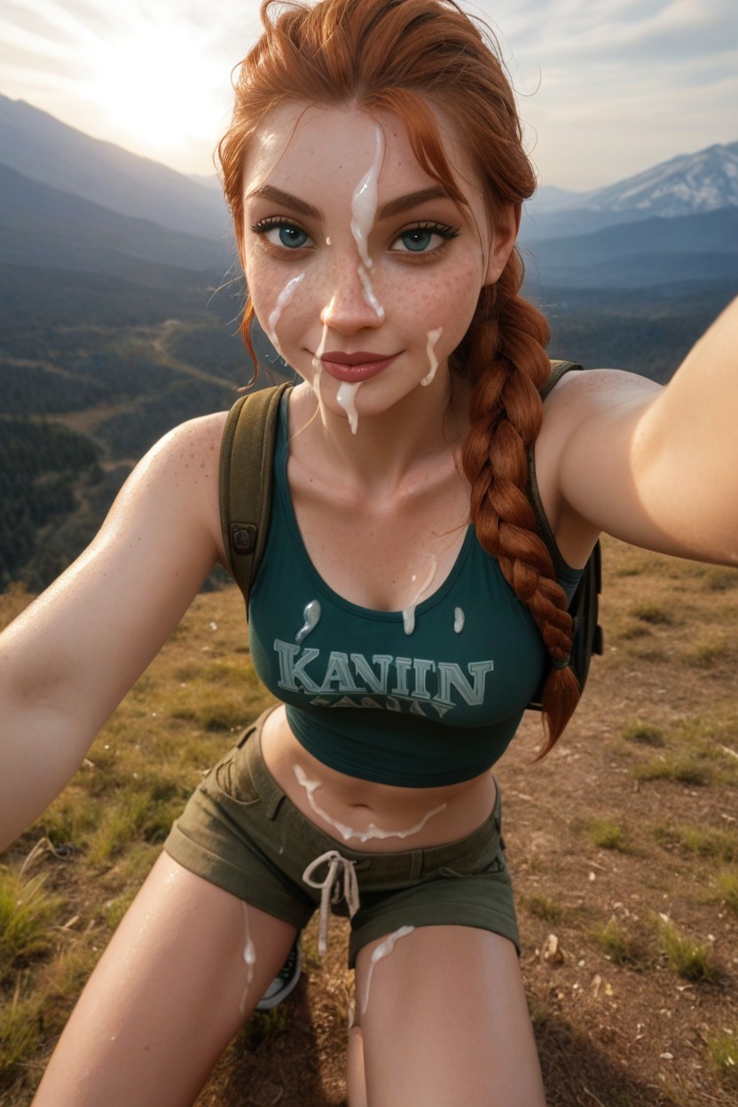 Wearing, Unnaturally Lean Waist, Looking At Viewer AI Porn