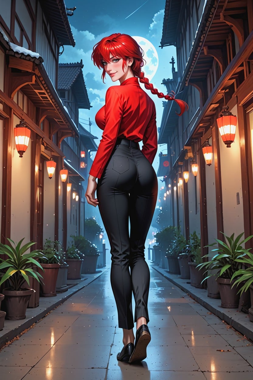 One Braid, Full Body, 25+ Hentai IA