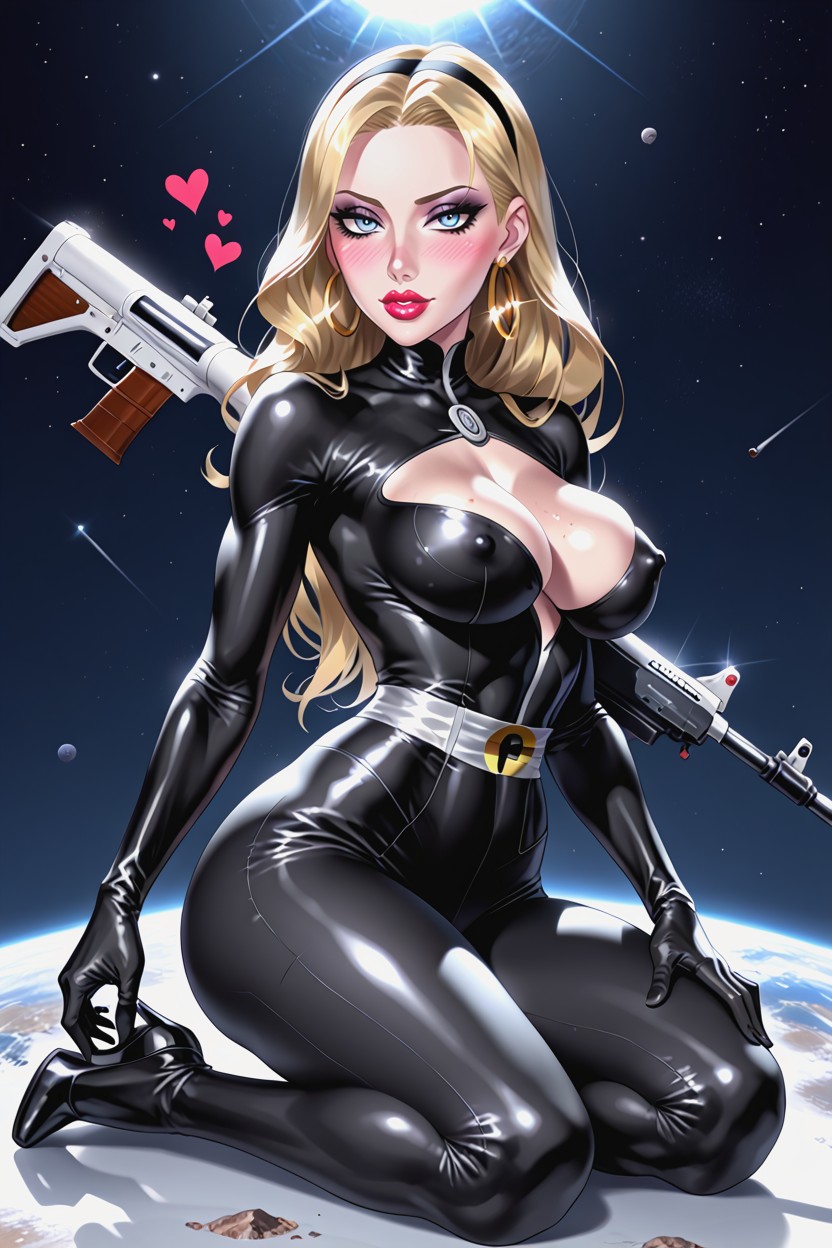 Disney Eyes, Hourglass, Bimbo Hentai AI Porn