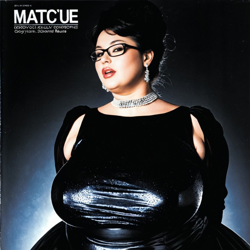 Black Eyes, 30+, Music Record Cover BBW AI 야짤