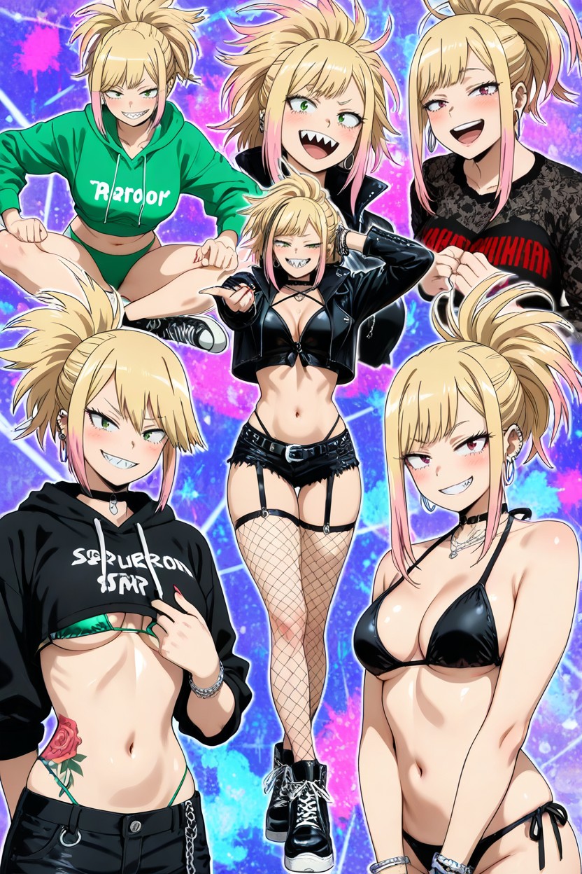 Emo, Petit Cul, Overlapping Composition Porno IA Hentai