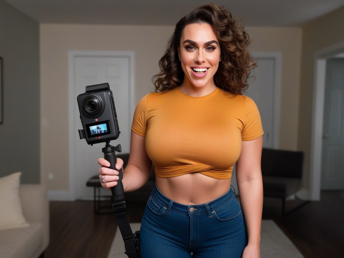 Mature Milf, Big Bang Theory, Bright Sitcom Lighting AI Porn