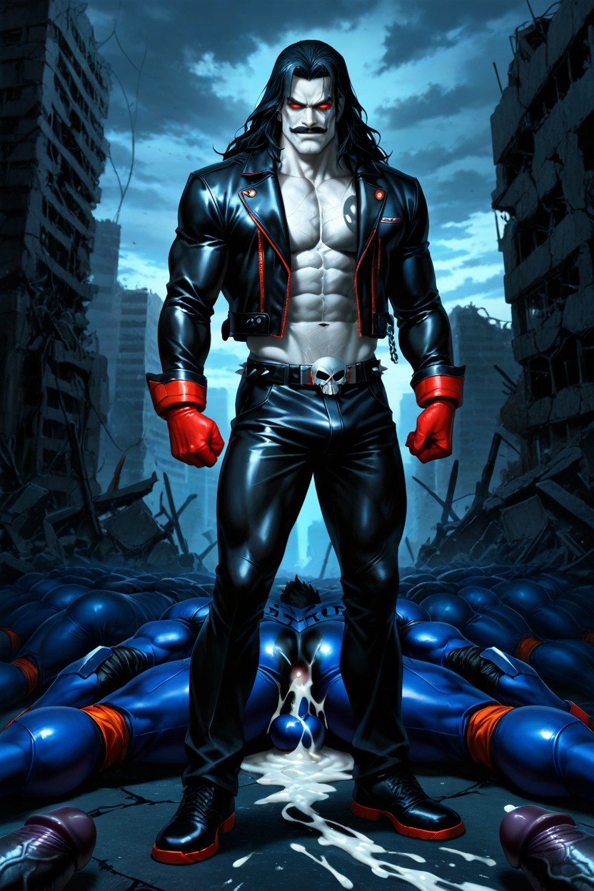 Cum Flowing From The Anus, Mustache And Stubble, Lobo The Supervillain AI同性恋黄片