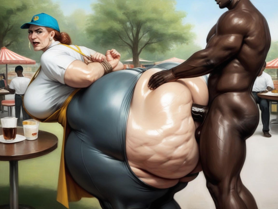 Hands On Ass, Big Wide Hips, Harem AI Porn