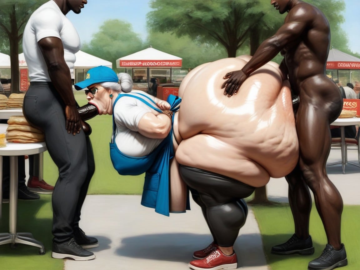 Hogtied, Form Fitting Clothing, Spitroast AI Porn