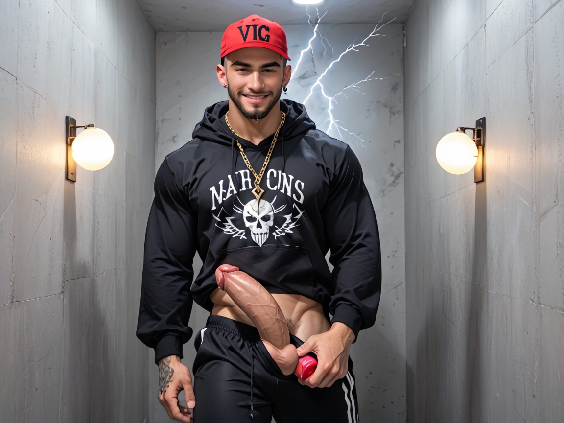 Private Domination In Vip Room, Black Background, Sweatpants ゲイAIポルノ