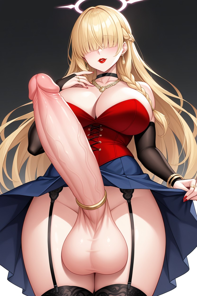 Thigh Straps, Multi Penis, Impossibly Long Hyper Penis Shemale AI Porn