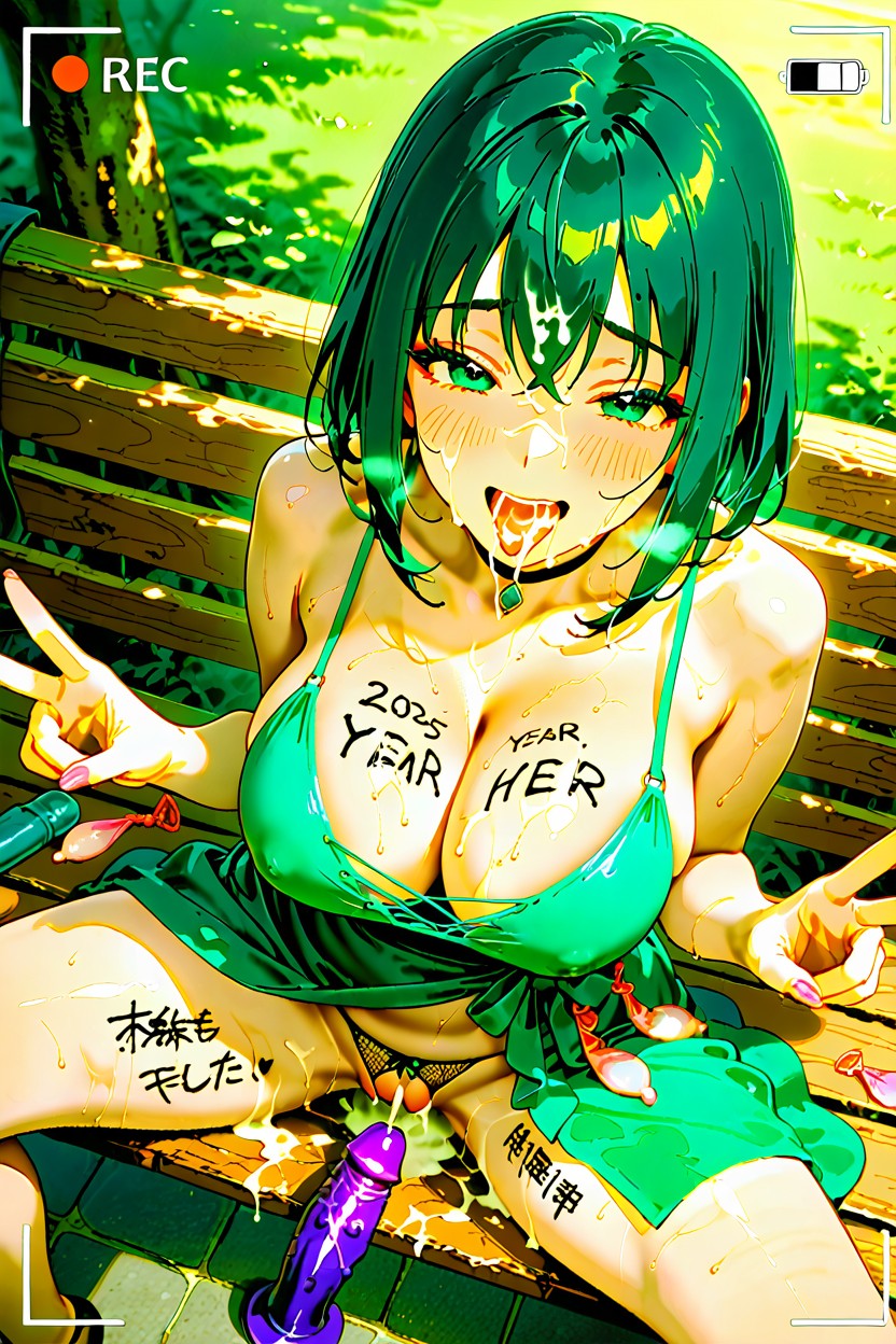 Pose De Jack O' Lantern, Multiple Girthy Dicks, Posing Hentai IA