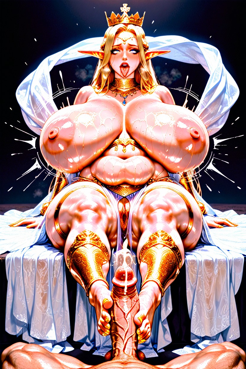 Ultra Realistic, Hyper Excessive Busty Body, See Through AI Porn