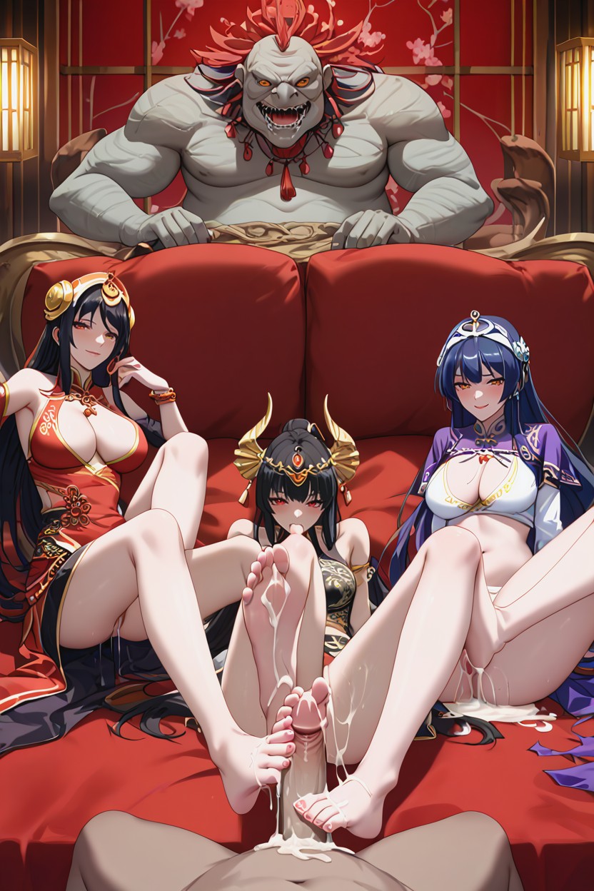Reverse Cowgirl, Hard Fuck, Ancient China 헨타이 AI 포르노