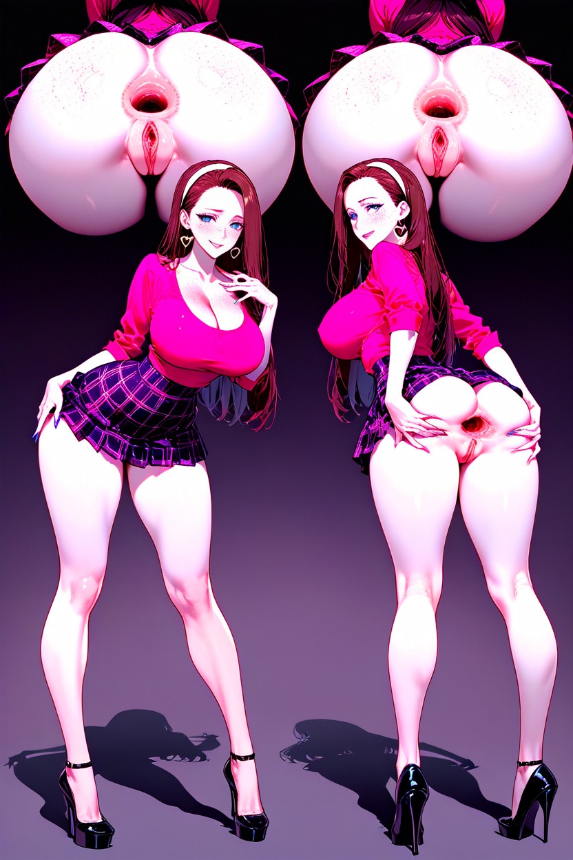 Gaping Anus, Hyper Flexible, Full Body AI Porn
