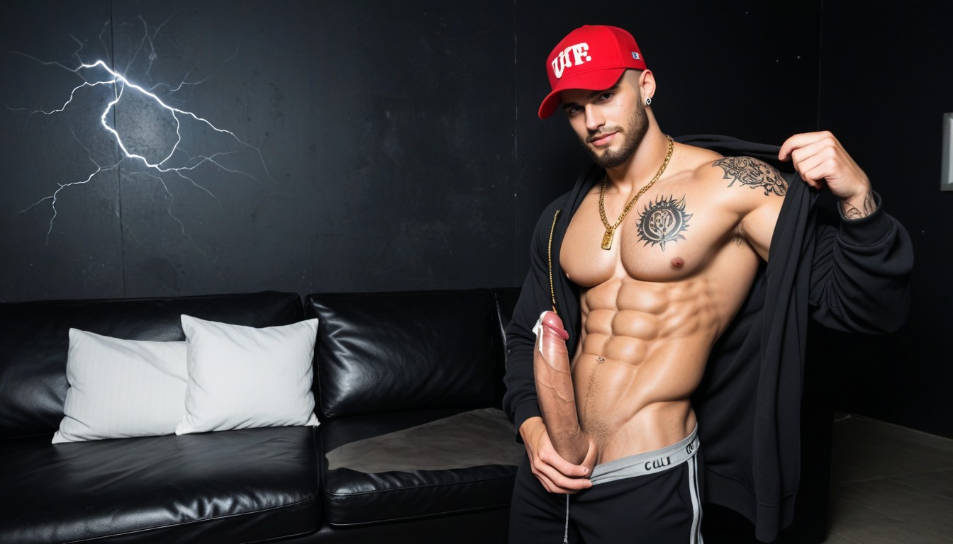 God Of Thunder As Virile Rugged Aggressive Latino Gangster, 25+, Solo Male AI Gay Porn