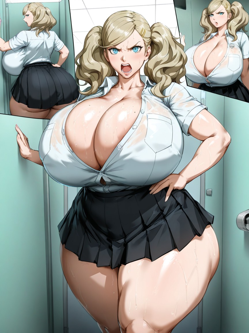 Deep Cleavage, 25+, Nip Slip AI Porn