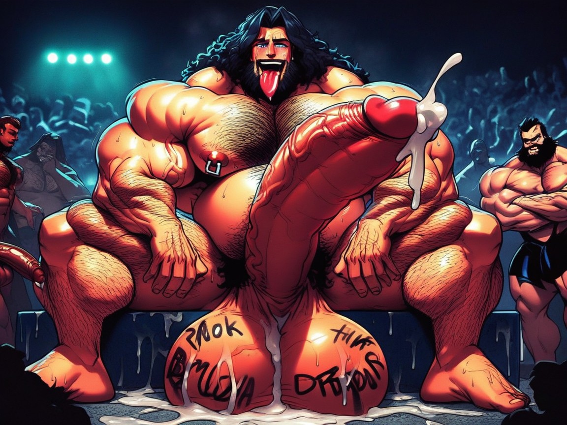 Ahegao, Group Masturbation, Happy Crying AI Porn
