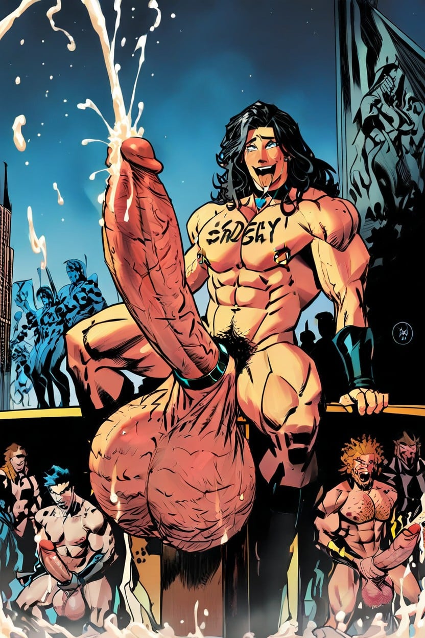 Giant Oversized Cock, Extreme Macro Cock Definition, Penis Expansion AI Porn
