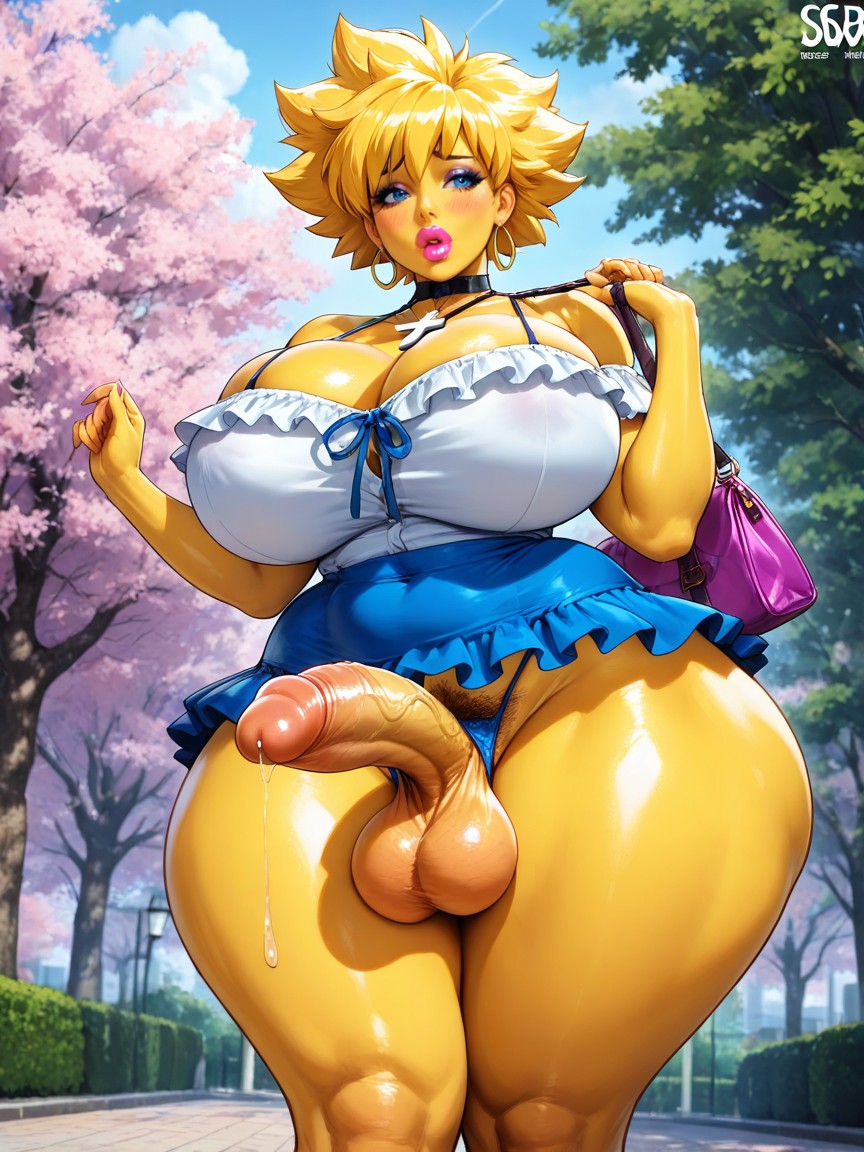 Lisa Simpson, High-thong, Shy AI Porn