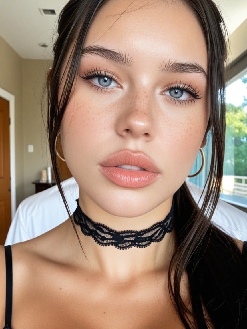 18+, Soft Fair Complexion, Cinematic Beauty Lighting AI Porn