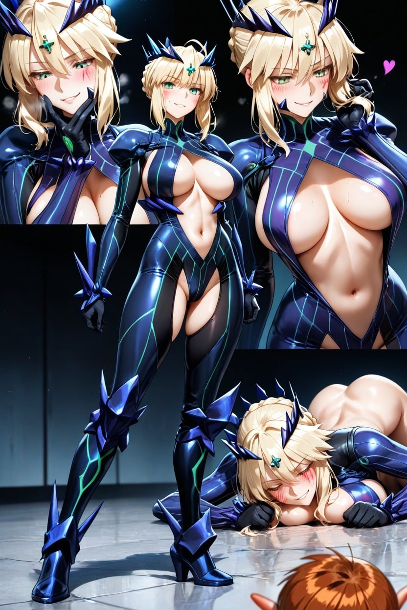 Touching Face, Octane Render, Multiple Views Hentai AI Porn