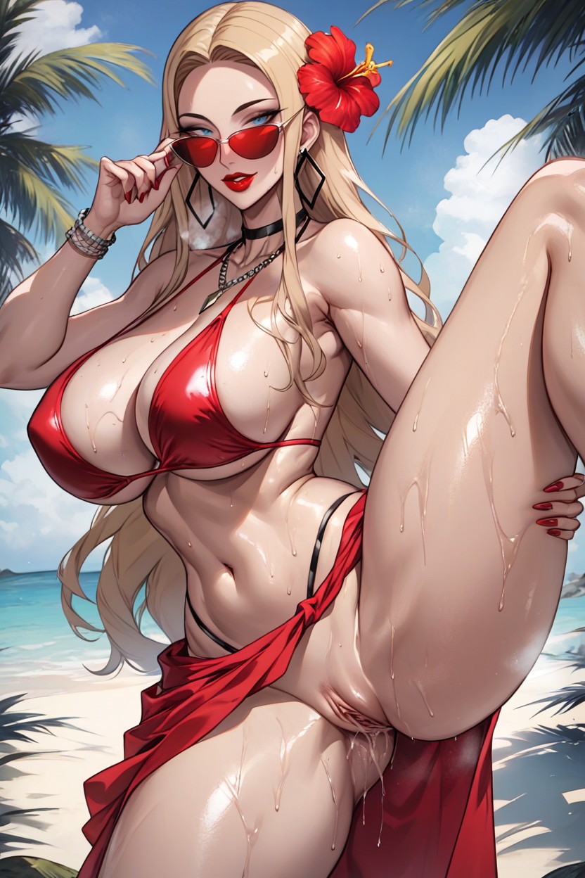 Slut, Sweaty, Misionero (tercera Persona) Hentai IA