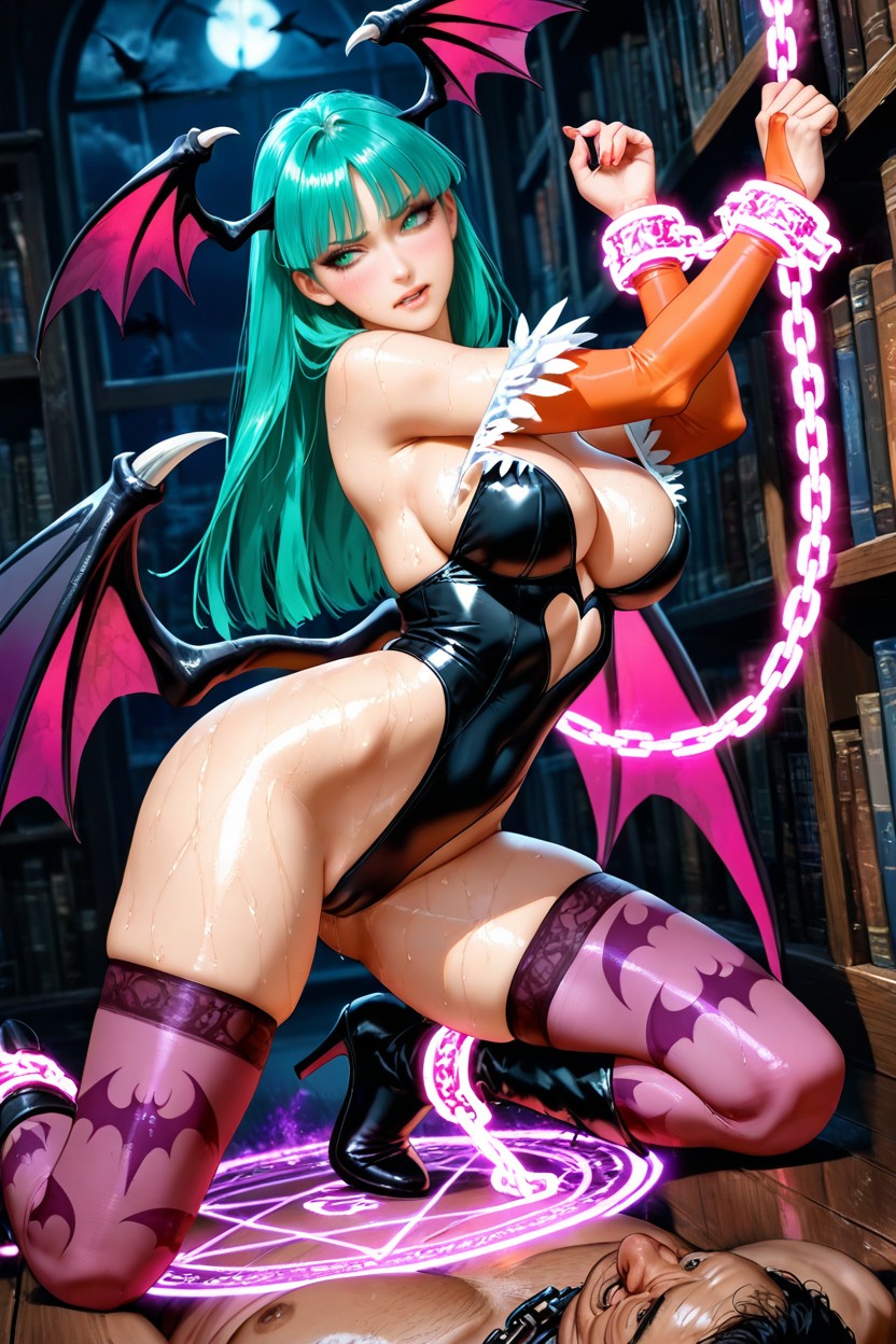 Best Detailed Hair, Black High Heel Boots, Detailed Face Hentai AI Porn