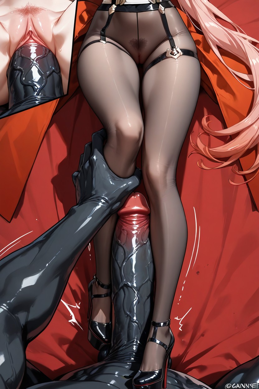 Ultraskinny Legs, Lean Waist, 25+ Hentai AI Porn