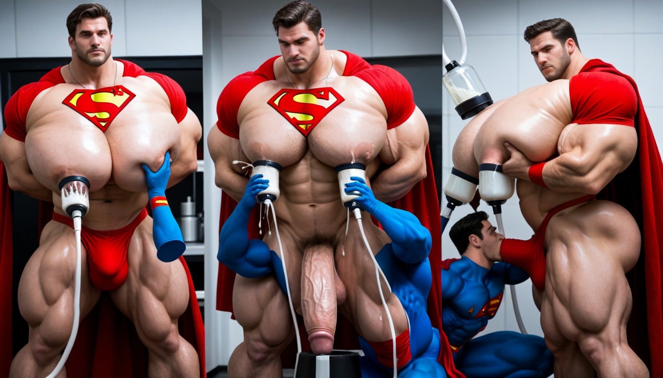 Oiled Skin, Hyper Pecs, Big Nipples AI同性戀黃片