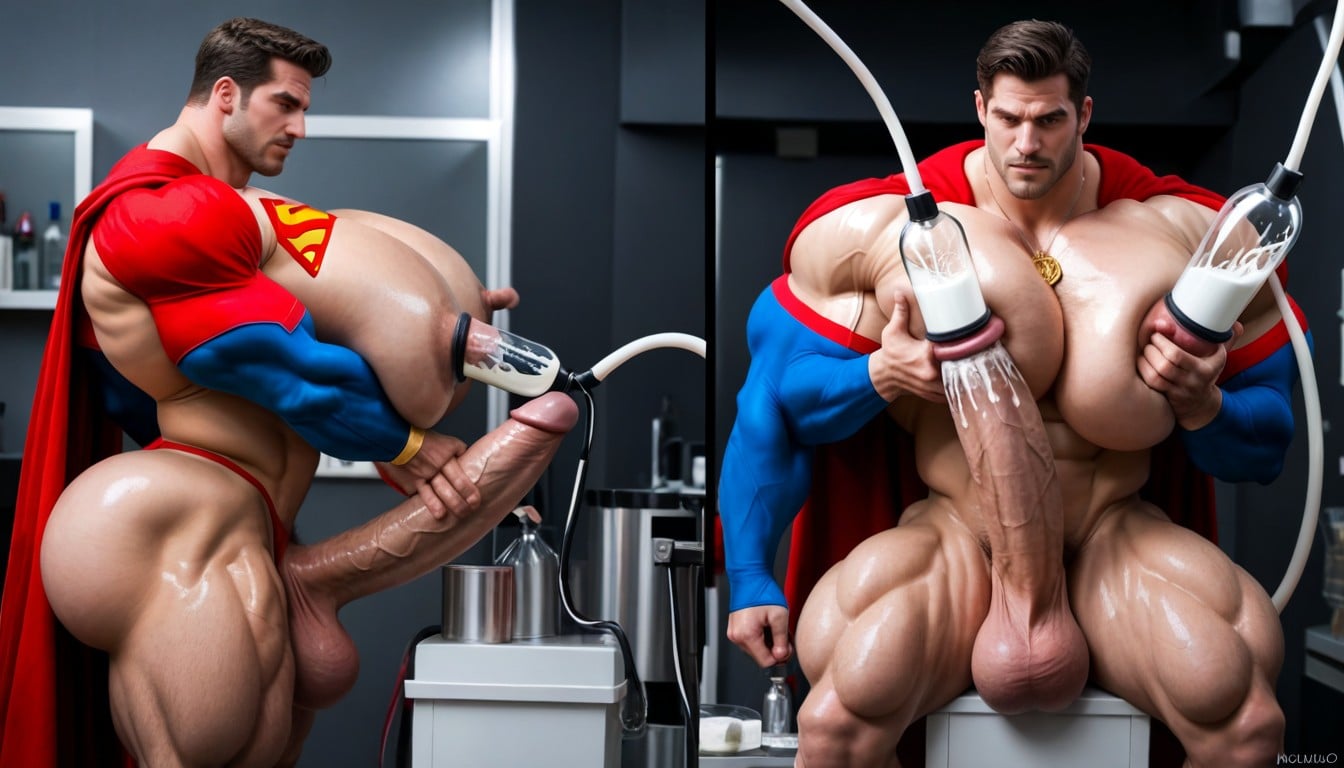 Big Nipples, Superman Angry Expression, Pinching Nipples AI同性戀黃片
