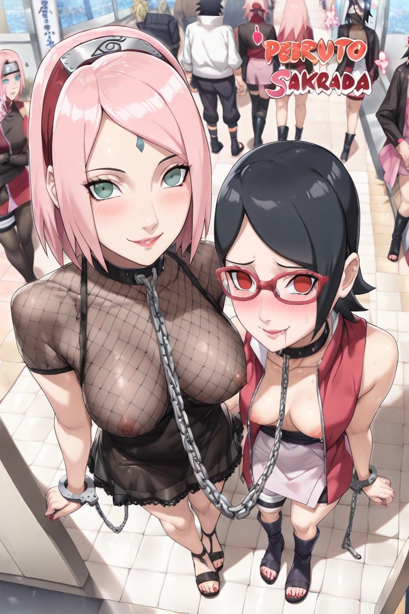 Thick Chains, Duo, Two Women Hentai AI Porn