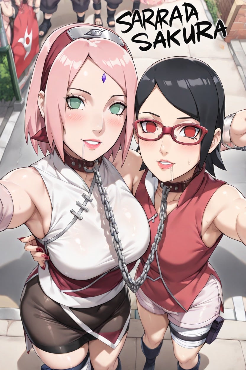 Chains Bondage, Accurate Character Designs, Duo Hentai IA