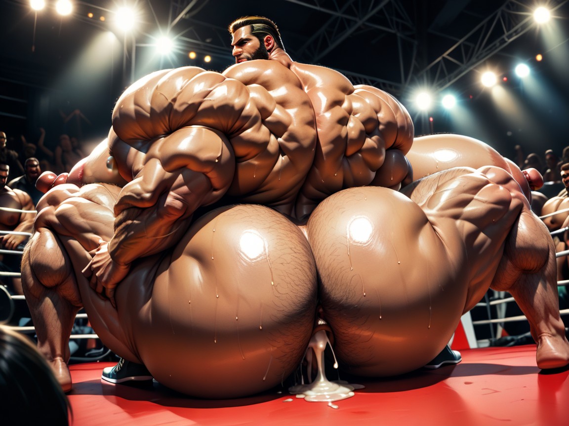 Hyper Boobs, Sideburns, Sweaty AI Porn