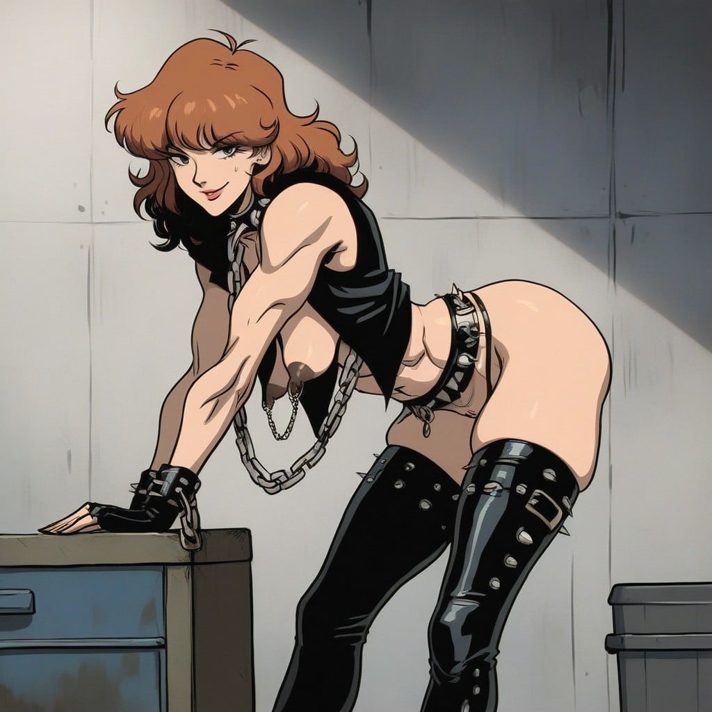Cameltoe, Downblouse, Nipple Chain Hentai AI Porn
